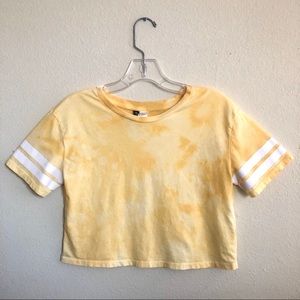 Yellow crop top FINAL PRICE